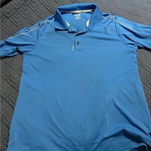 adidas Men's Blue Polo Shirt